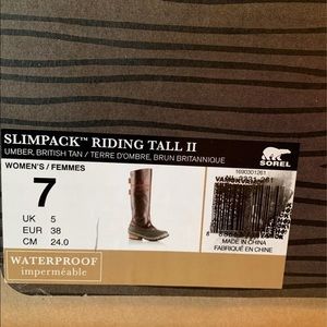 Women’s Sorel Slimpack Tall size 7